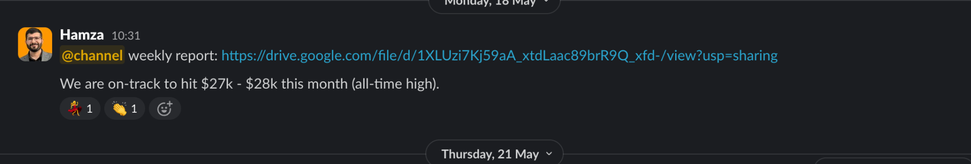 Screenshot 3 of 12 — Clattio client message showing booked meetings and positive replies
